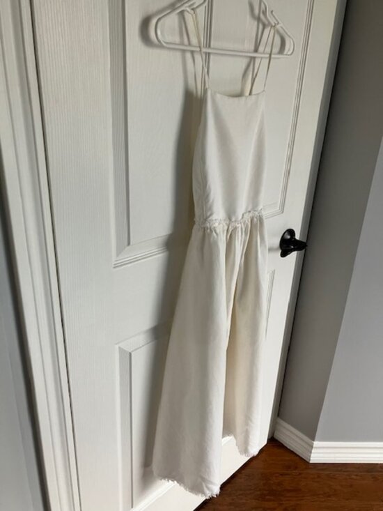 Wilfred Dresses & Skirts - Wilfred White/Off-White With Linen Dress— Size XS